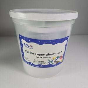 ETA Cuisenaire Combo Paper Money Set Play Money‎ 500 Bills
